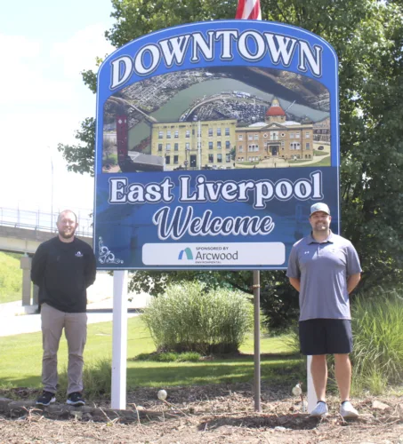 Welcome to East Liverpool signs installed across city